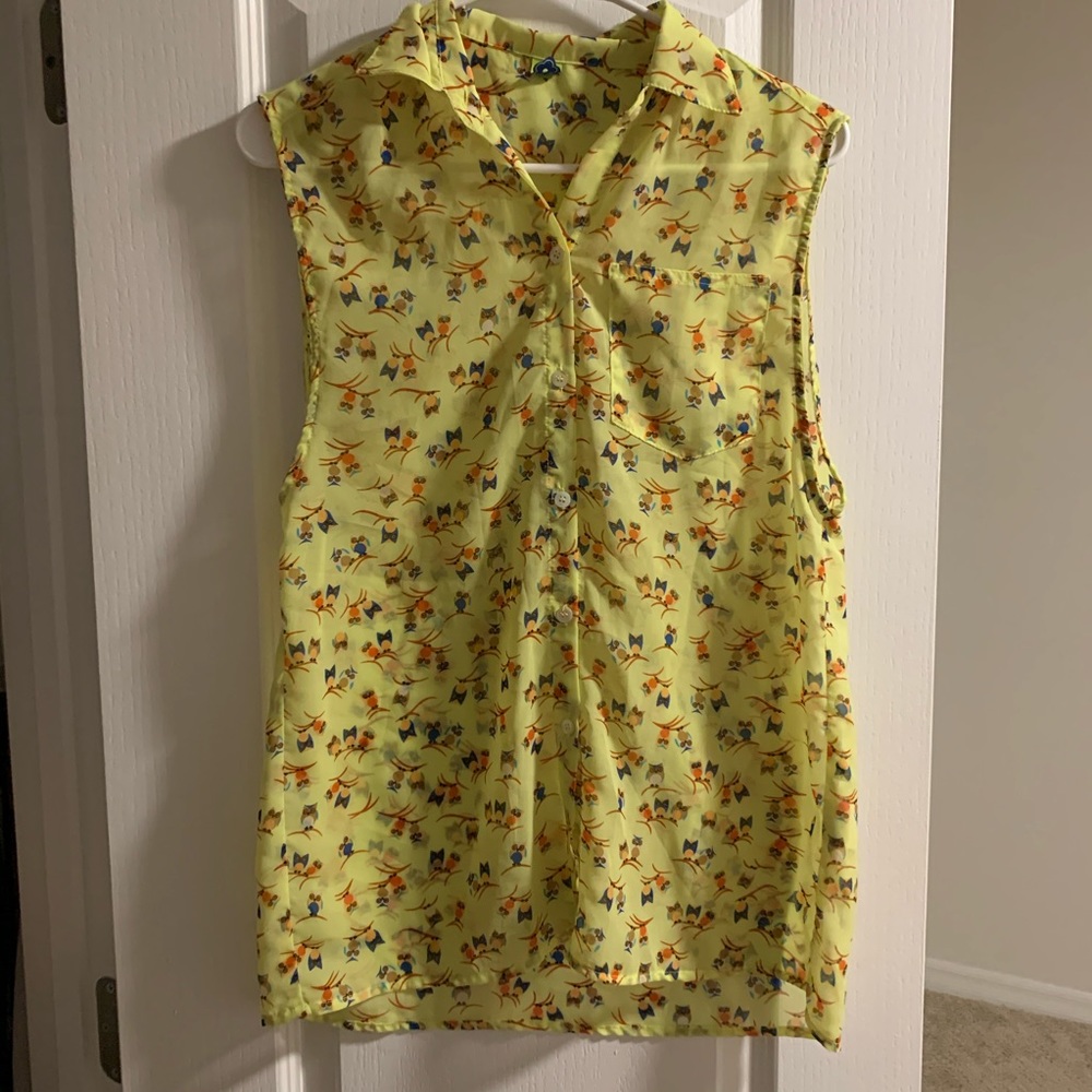 Flowy Yellow Blouse